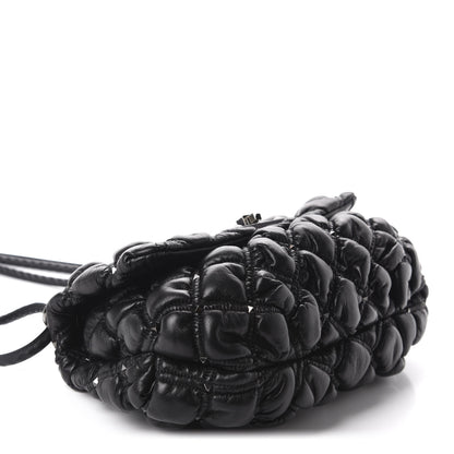 Valentino Garavani Nappa Medium Spikeme Shoulder Bag Black 4 of 9
