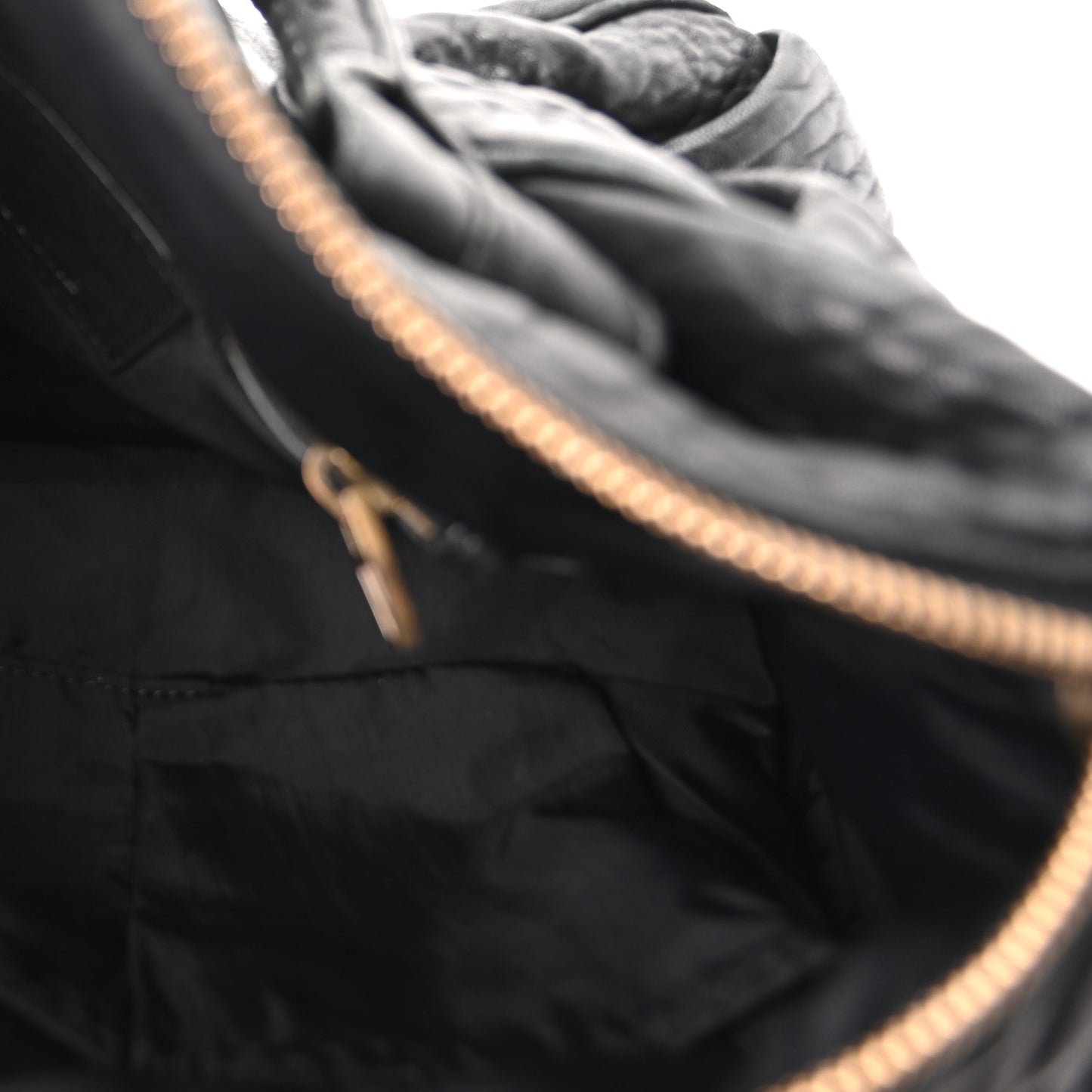 Pebbled Lambskin Rocco Black Antique Brass Hardware