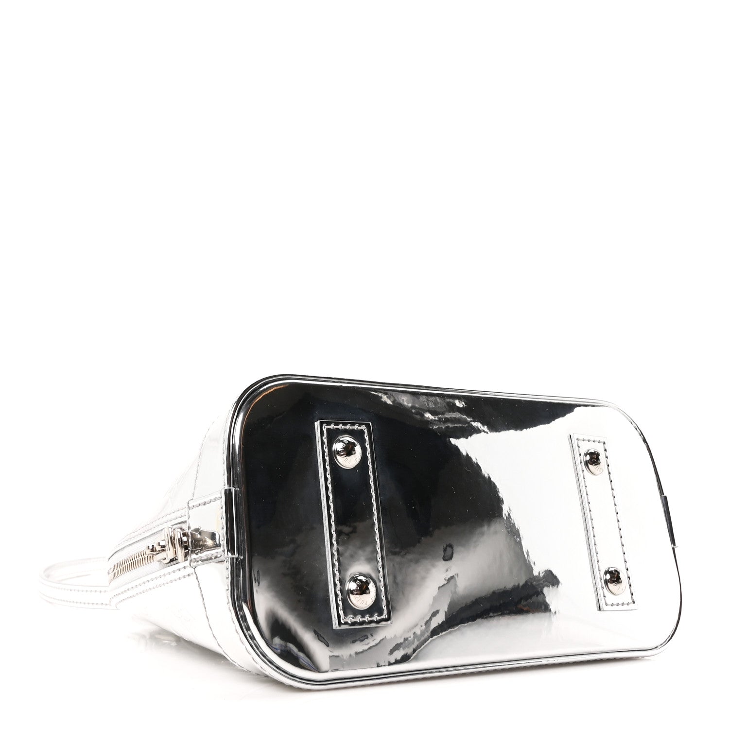 Louis Vuitton Monogram Miroir Alma BB Silver 4 of 10