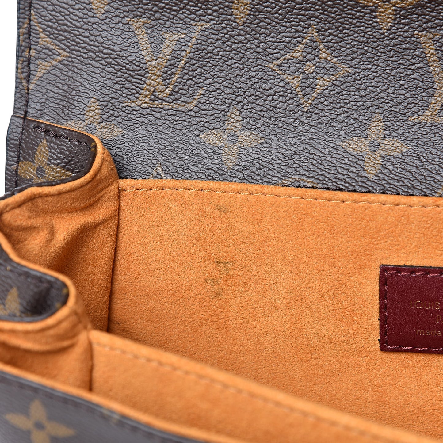 Monogram Braided Pochette Metis Safran