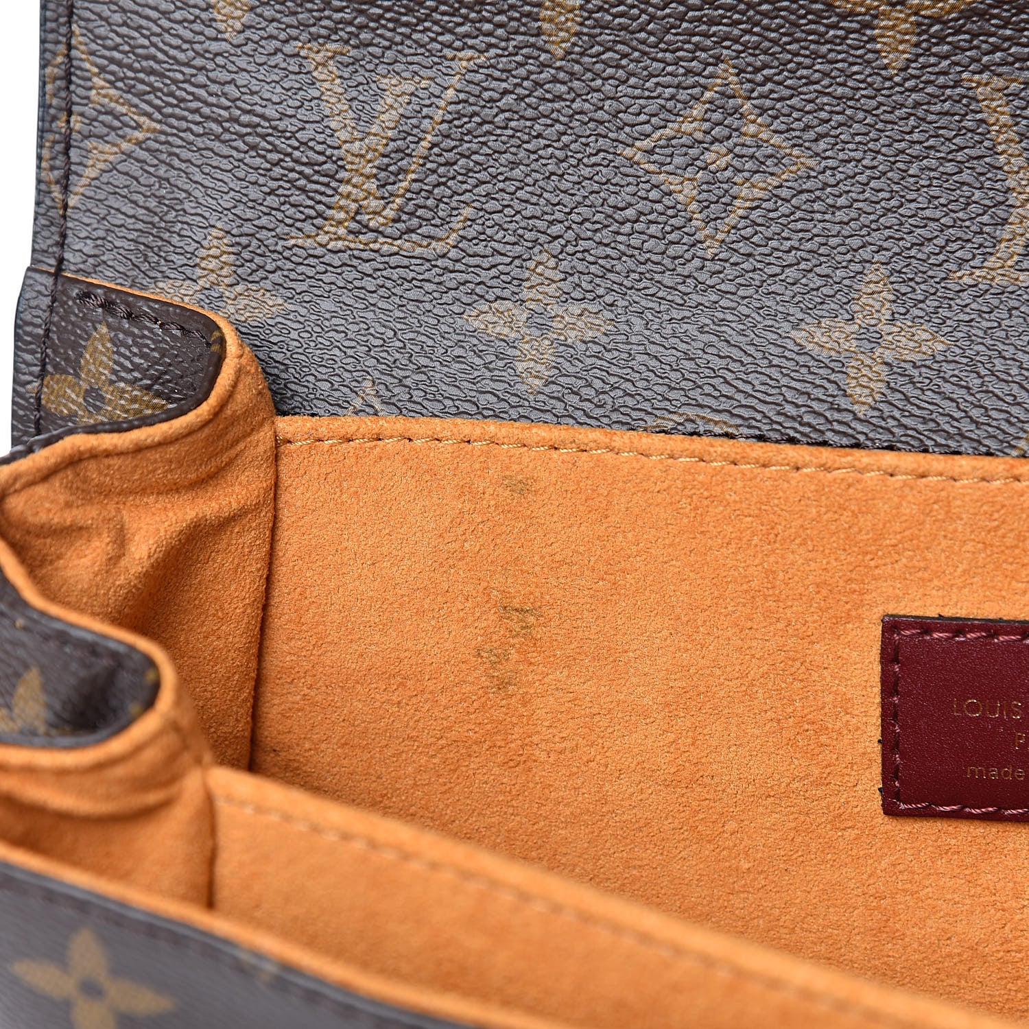 Louis Vuitton Monogram Braided Pochette Metis Safran 9 of 9