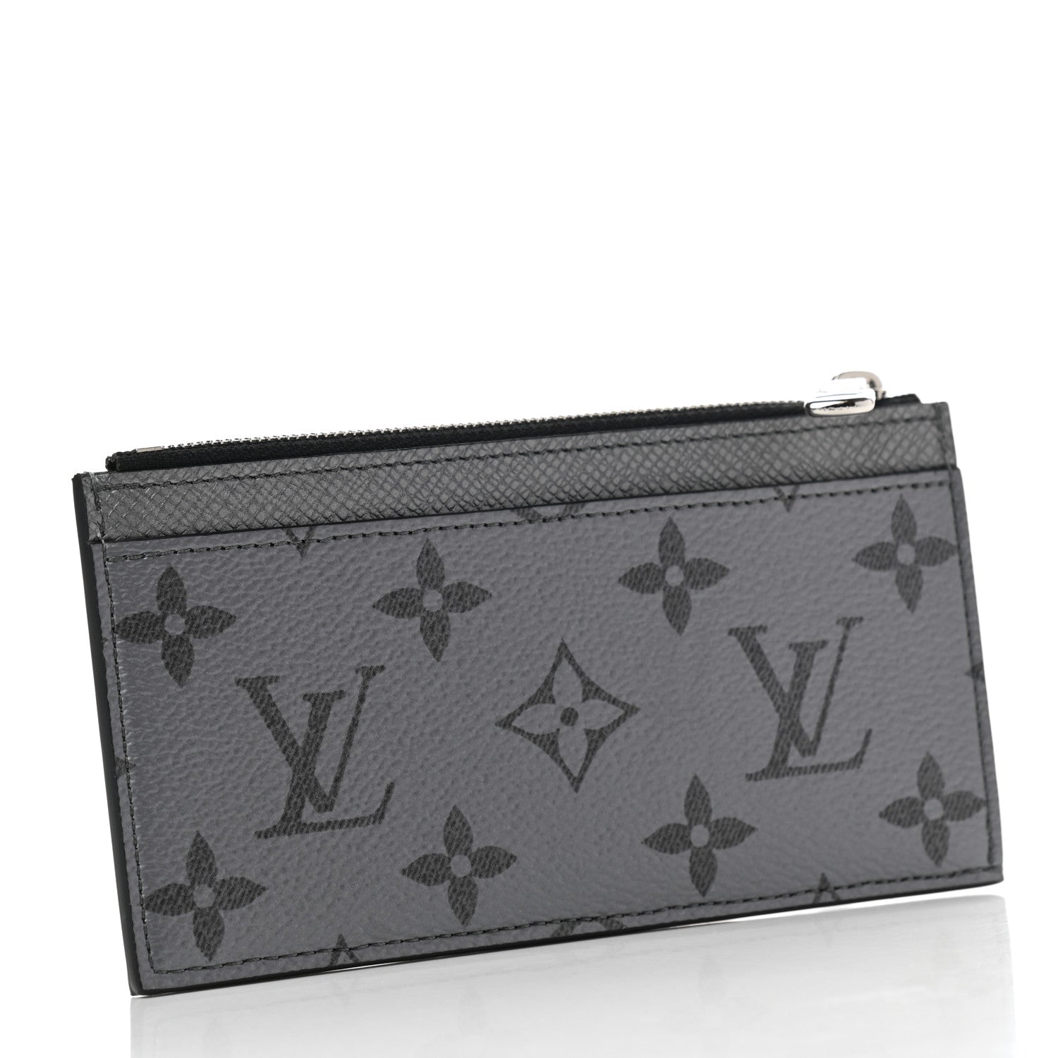 Louis Vuitton Taigarama Coin Card Holder Gunmetal 3 of 6