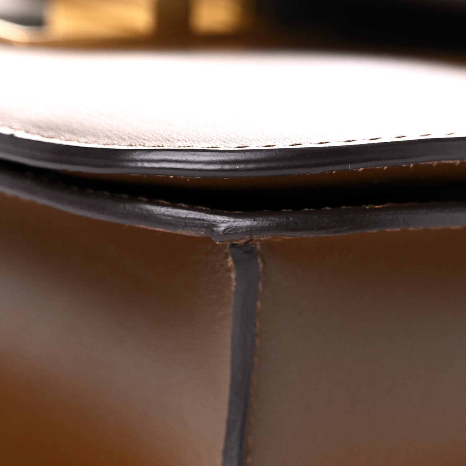 Celine Box Calfskin Medium Classic Box Flap Bag Camel 9 of 16