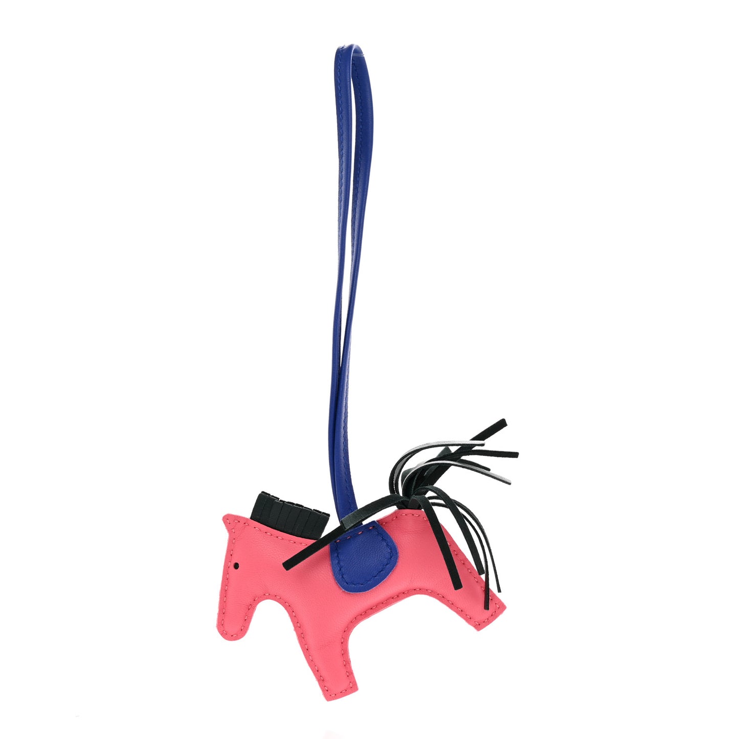 Milo Lambskin Grigri Rodeo Horse Bag Charm PM Rose Azalee Vert Cypress Bleu Electrique