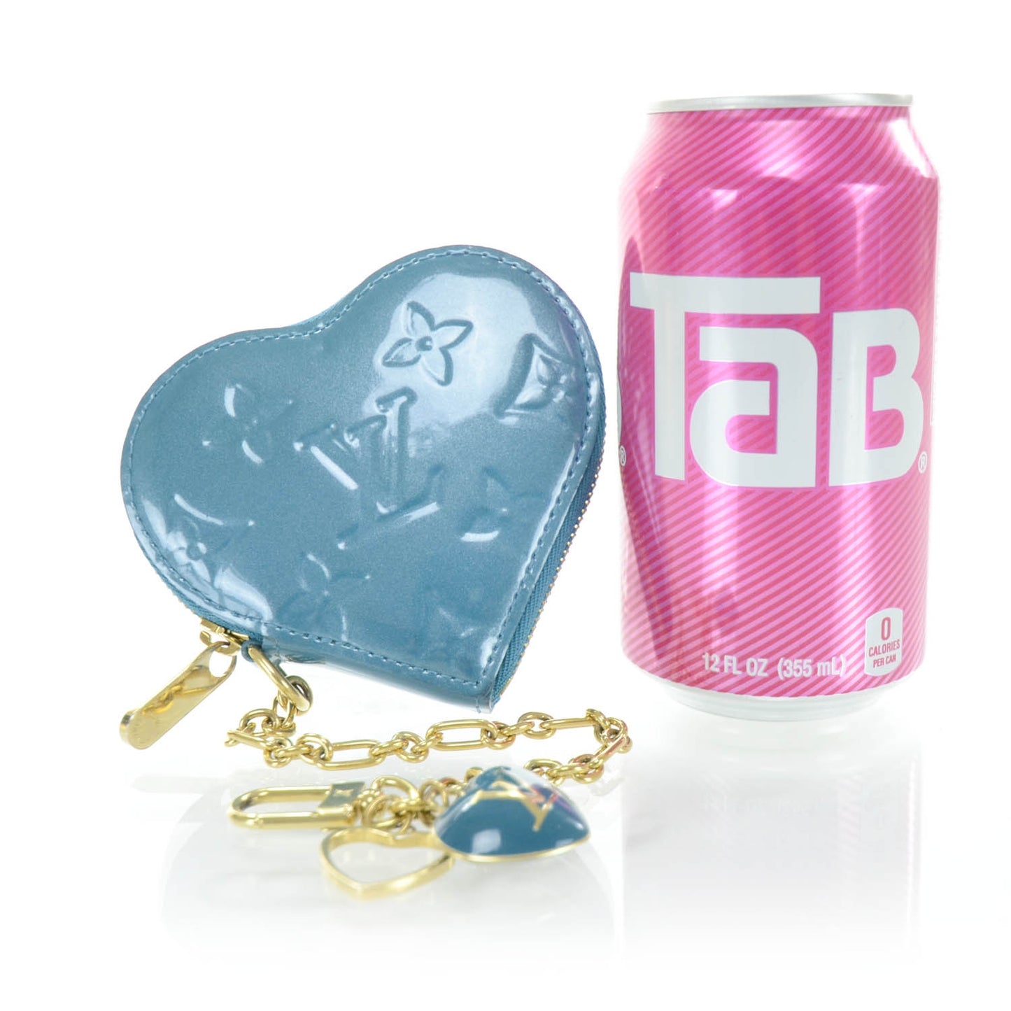Vernis Heart Coin Purse Blue Galactic