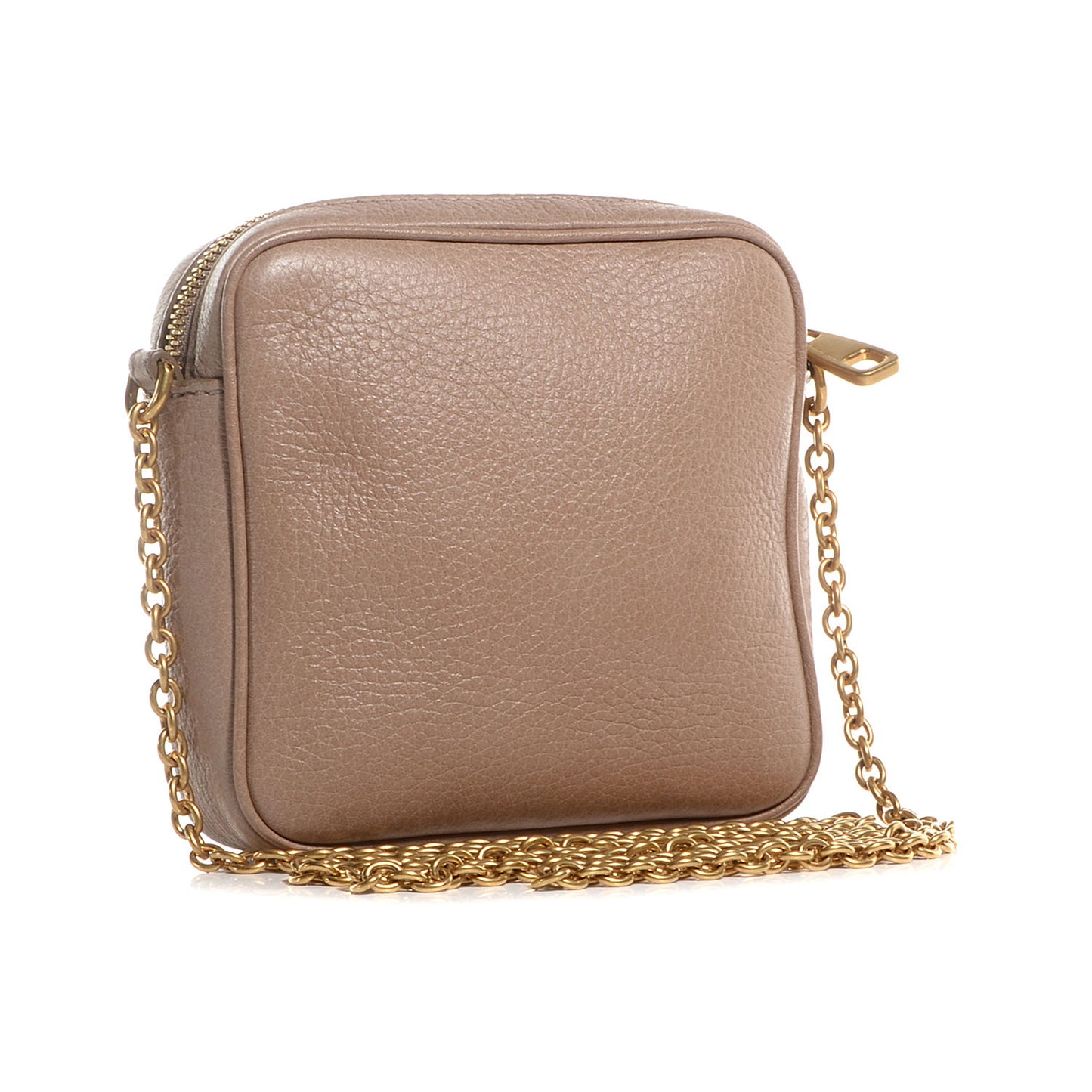 Deerskin Cervo Crossbody Charm Bag Beige