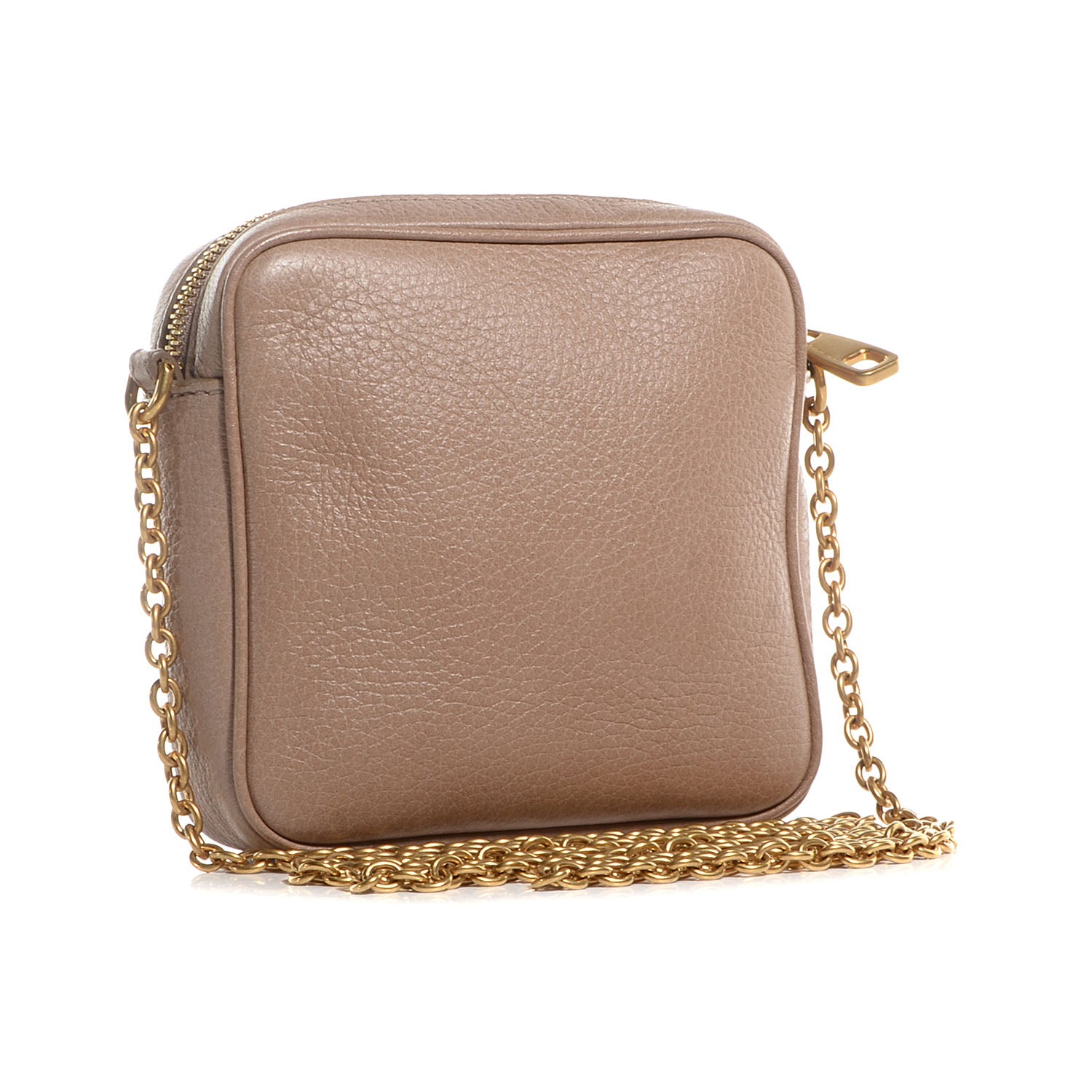 Dolce & Gabbana Deerskin Cervo Crossbody Charm Bag Beige 3 of 8
