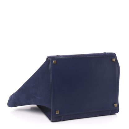 Celine Nubuck Calfskin Medium Phantom Luggage Navy 4 of 11