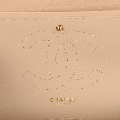 Chanel Caviar Jumbo Double Flap Light Beige 6 of 8