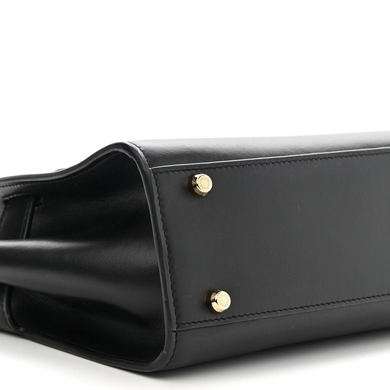 Dolce & Gabbana Calfskin Sicily 62 Black 7 of 8