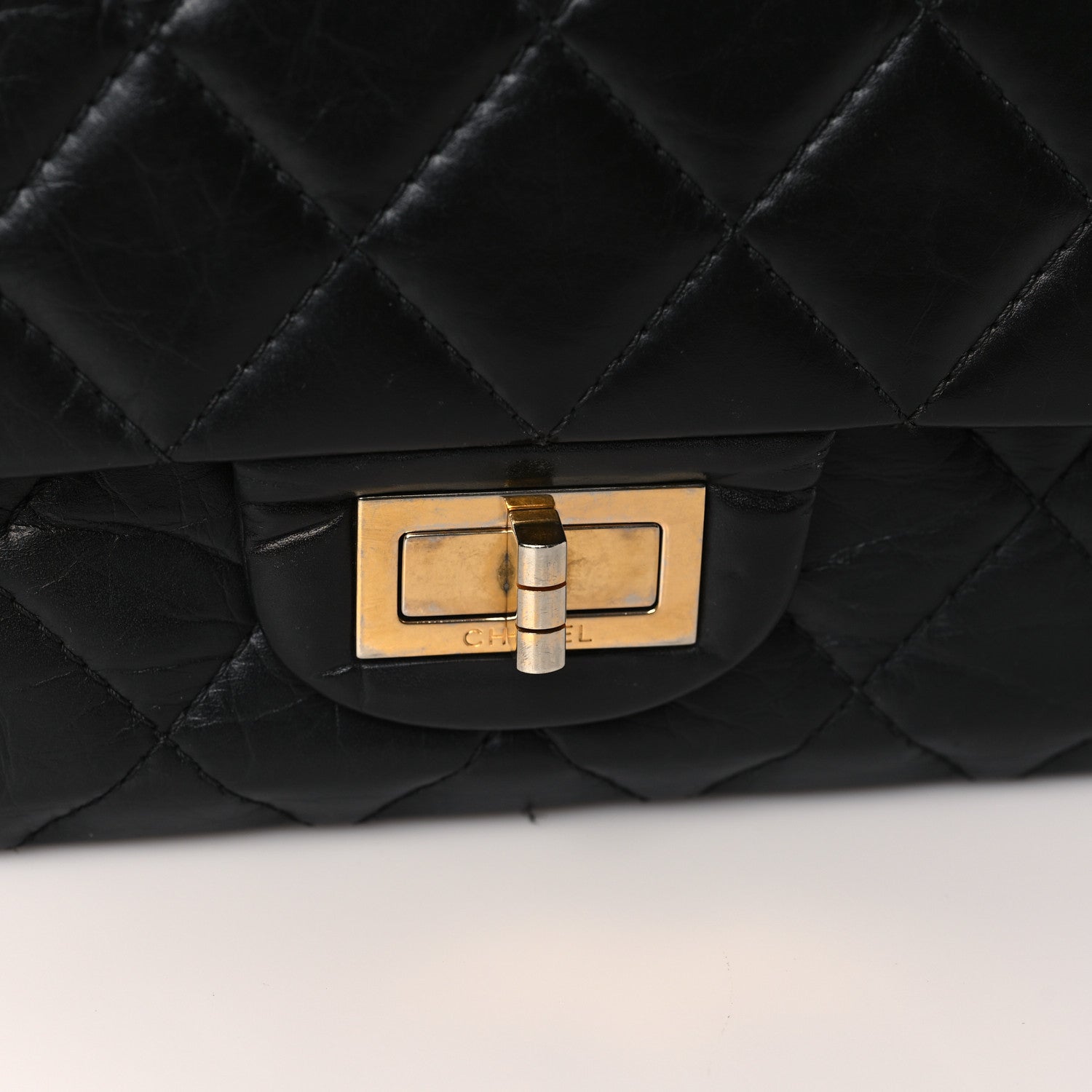 Chanel Aged Calfskin Quilted 2.55 Reissue 227 Flap Black 12 of 12