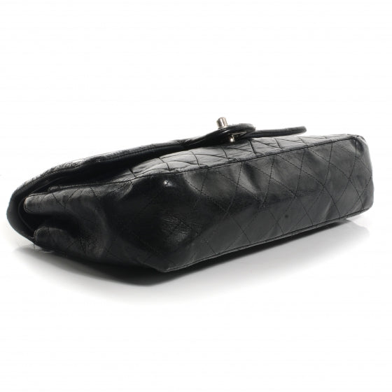 Chanel Lambskin Quilted Medium Double Flap Bag Black 5 of 33