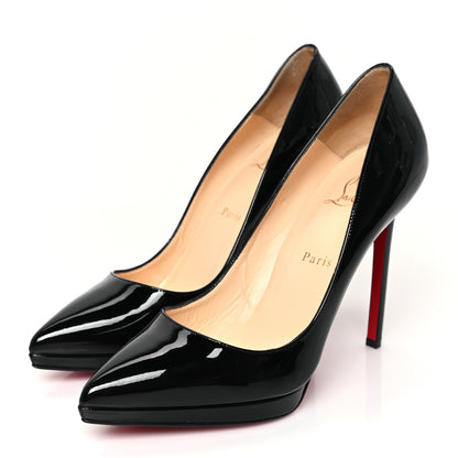 Christian Louboutin Patent Pigalle Plato 120 Pumps 40.5 Black 3 of 8