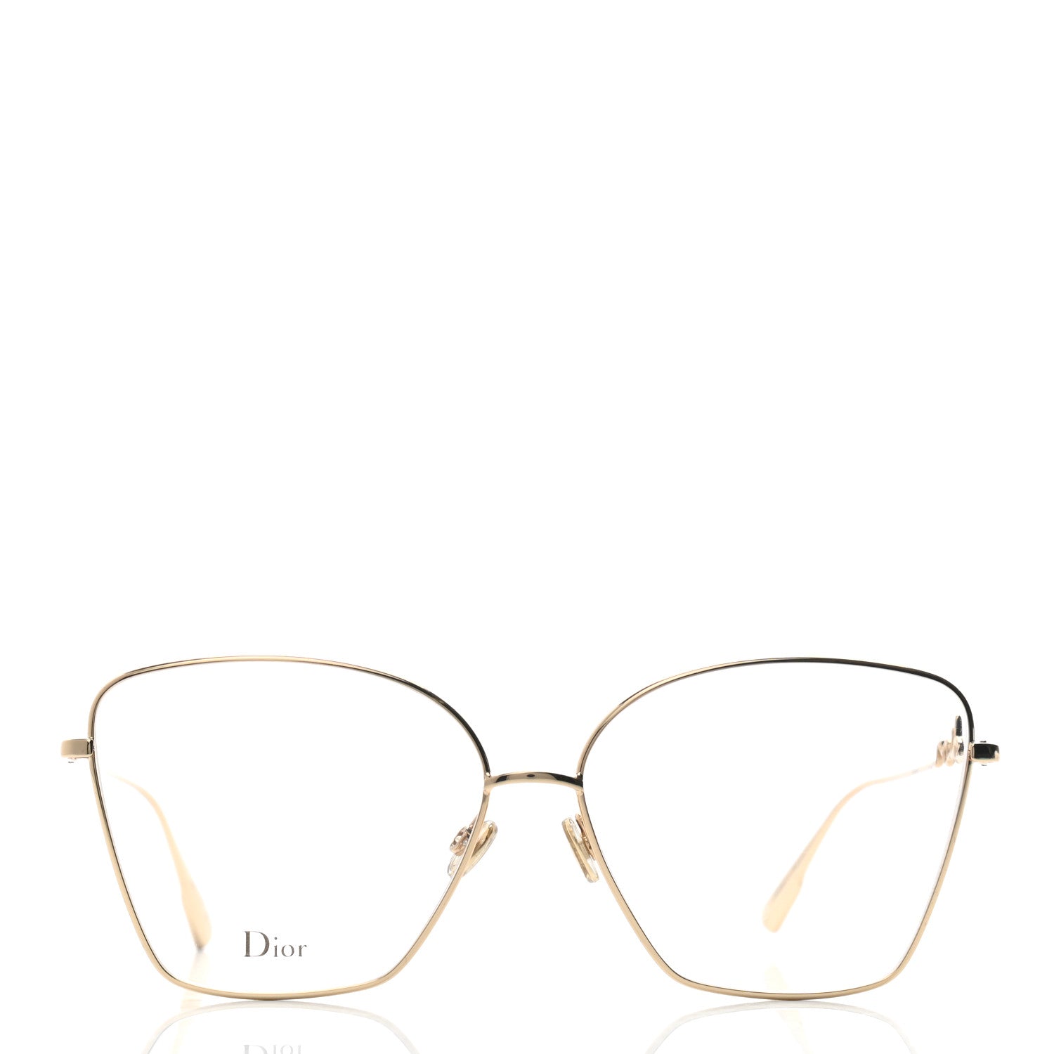 Christian Dior Metal Diorsignatureo Glasses Gold 2 of 6
