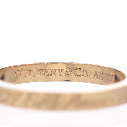 Tiffany 18K Yellow Gold Notes Fifth Avenue New York Ring 54 7 4 of 5