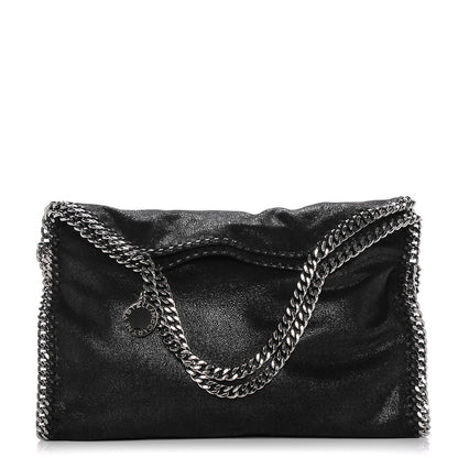 Stella McCartney Shaggy Deer Fold Over Falabella Tote Black 1 of 6