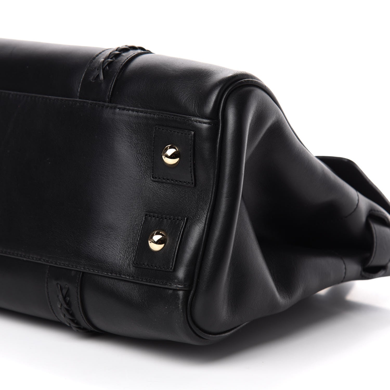 Mulberry Smooth Calfskin Braided Bayswater Black 7 of 14