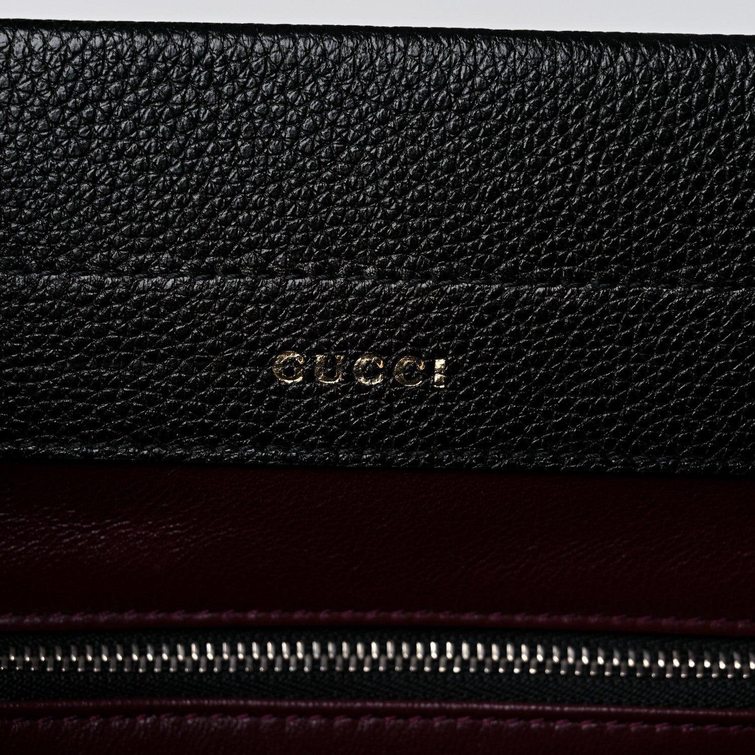 Gucci Grainy Calfskin Small Zumi Top Handle Bag Black 7 of 12