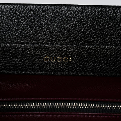Gucci Grainy Calfskin Small Zumi Top Handle Bag Black 7 of 12