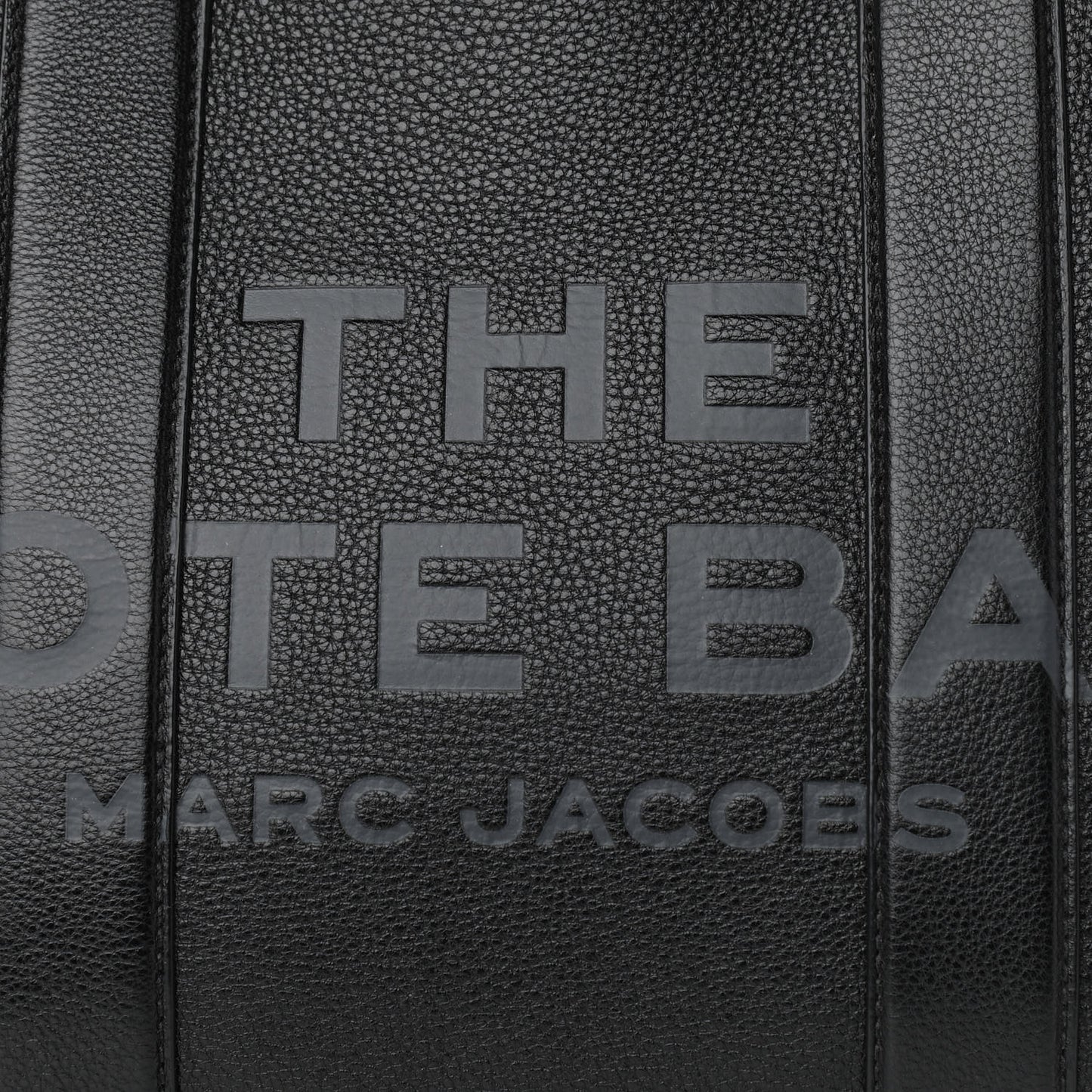 Grained Calfskin Medium The Tote Bag Black