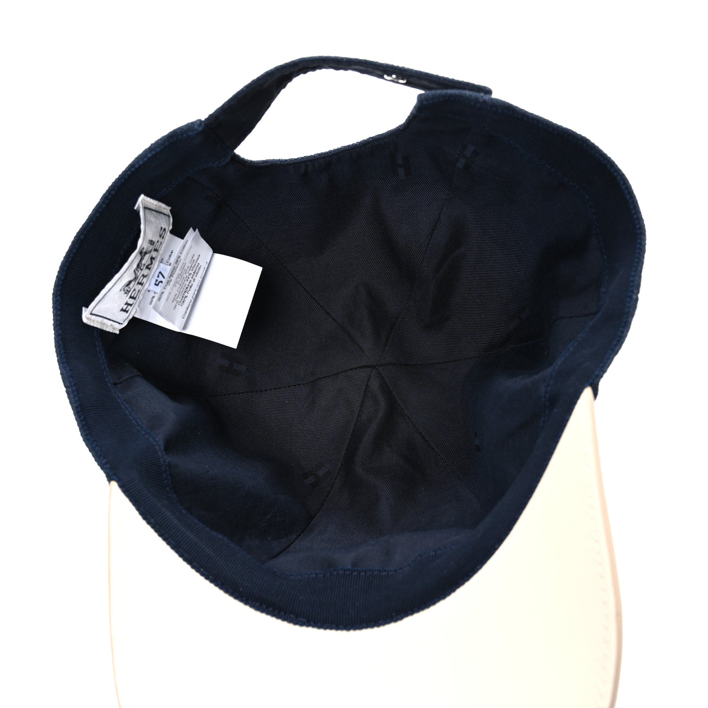 Cotton Canvas Swift Sevres Evelyne Cap 57 Marine Nata