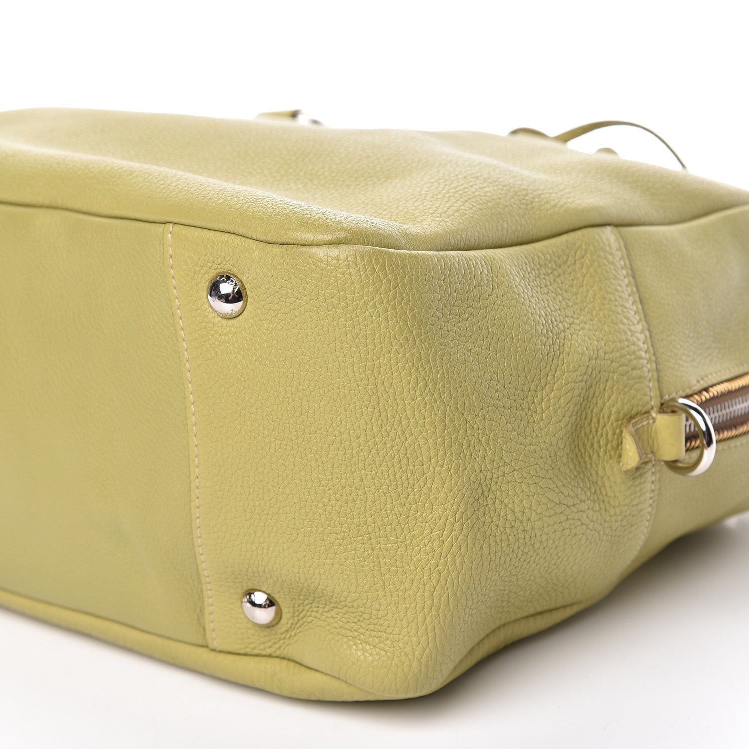 Prada Vitello Daino Satchel Cedro 10 of 15