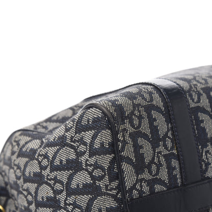 Christian Dior Denim Monogram Boston Navy 7 of 11
