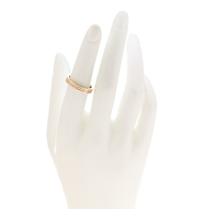 Cartier 18K Pink White Yellow Gold 3.5mm Vendome Louis Cartier Wedding Band Ring 53 6.5 2 of 6