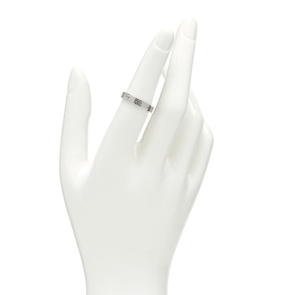 Cartier 18K White Gold 3.5mm LOVE Wedding Band Ring 53 6.25 2 of 5