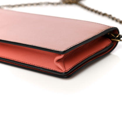 Bottega Veneta Nappa Intrecciato Studded Embellished Chain Wallet Tan Corallo 11 of 14