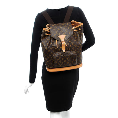Louis Vuitton Monogram Montsouris GM Backpack 2 of 12