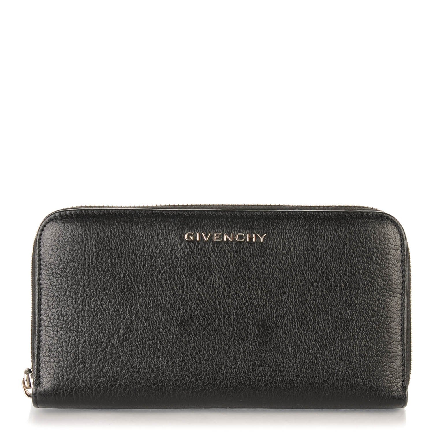 Givenchy Sugar Goatskin Pandora Zip Around Wallet Black 1 of 8