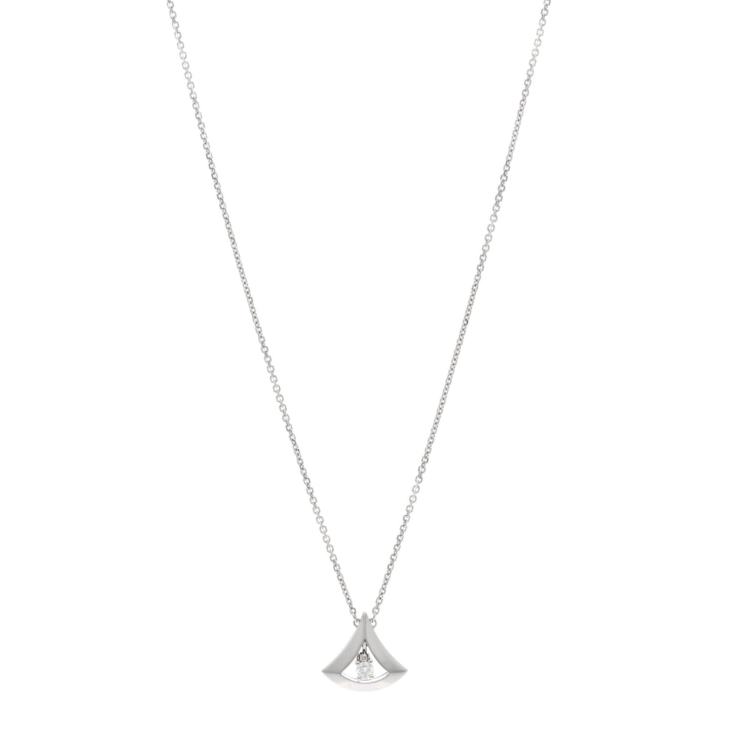 18K White Gold Diamond Divas' Dream Openwork Necklace