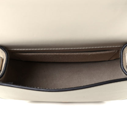 Chloe Calfskin Suede Small Nile Bracelet Bag Off White 4 of 4