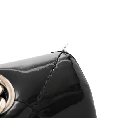 Chanel Patent Quilted Maxi Double Flap Black 13 of 14