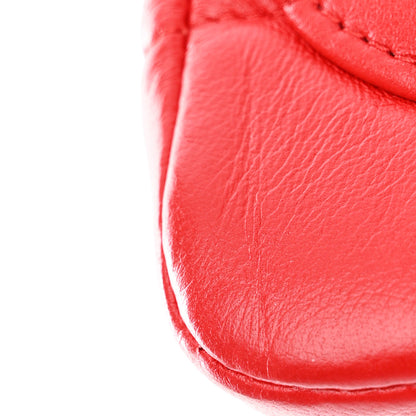 Chanel Lambskin Resin Crystal Square Quilted Monacoco Mini Flap Red 11 of 12