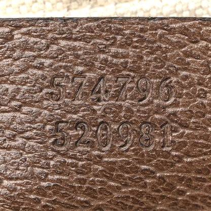 Gucci Soft GG Supreme Monogram Medium Ophidia Belt Bag Dark Brown 7 of 12