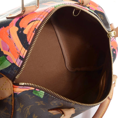 Louis Vuitton Monogram Roses Speedy 30 5 of 7