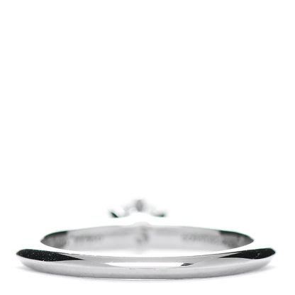 Tiffany Platinum Diamond .22ct Solitaire Engagement Ring 47 4 3 of 5