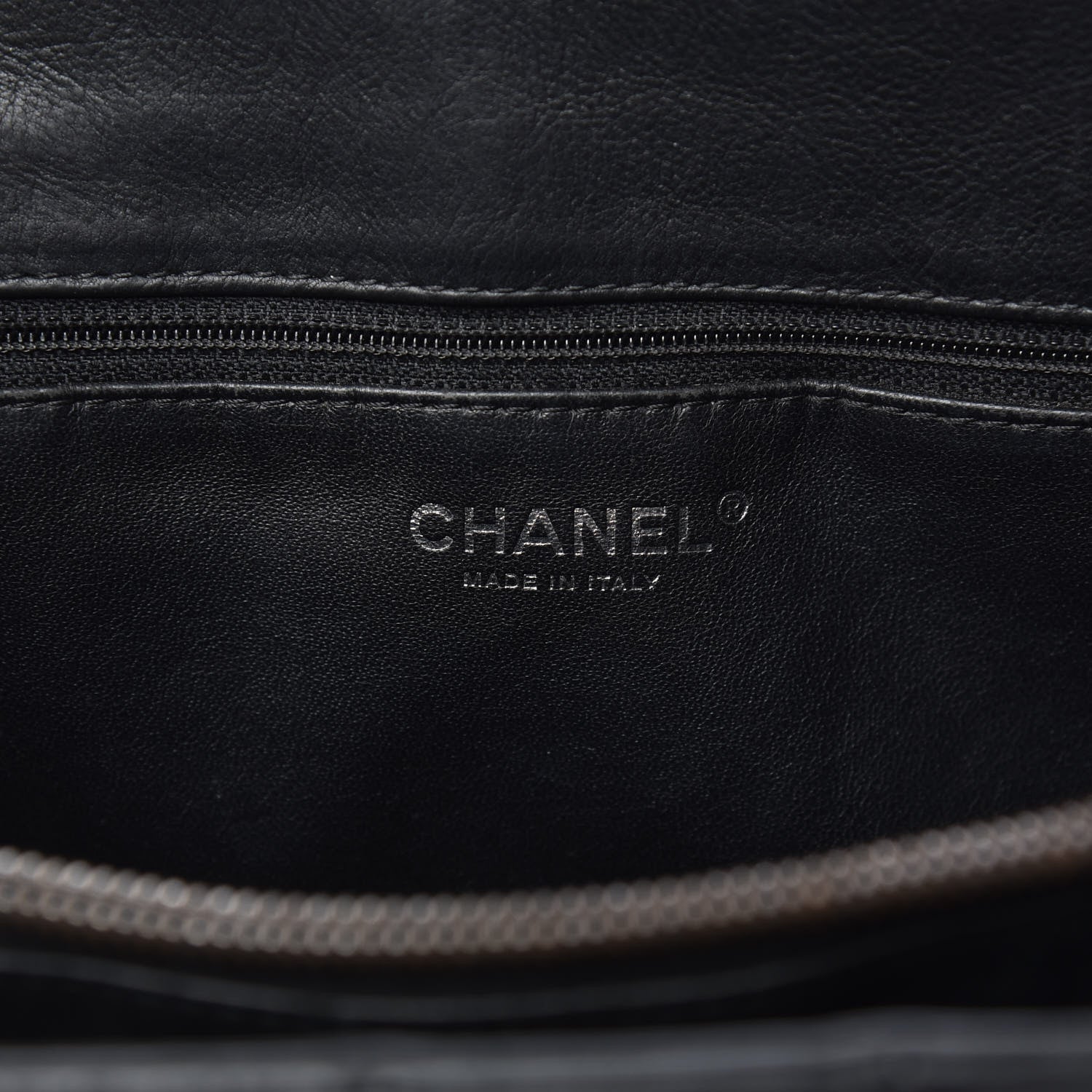 Chanel Calfskin Quilted Grand Shopping Tote GST Black 6 of 13