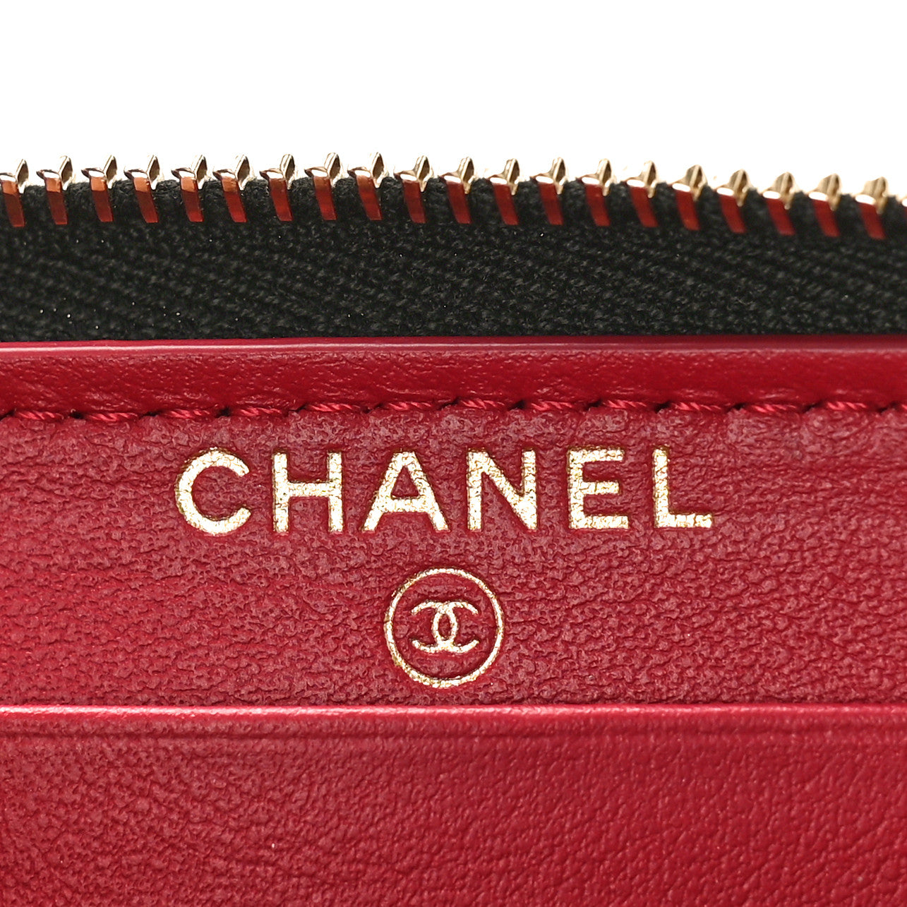 Chanel Shiny Goatskin Quilted Chanel 19 Long Zipped Around Wallet Black 6 of 9