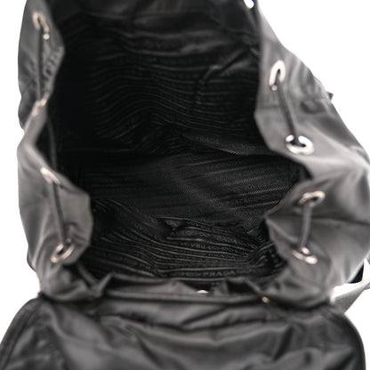 Prada Nylon Vela Medium Backpack Black 5 of 13