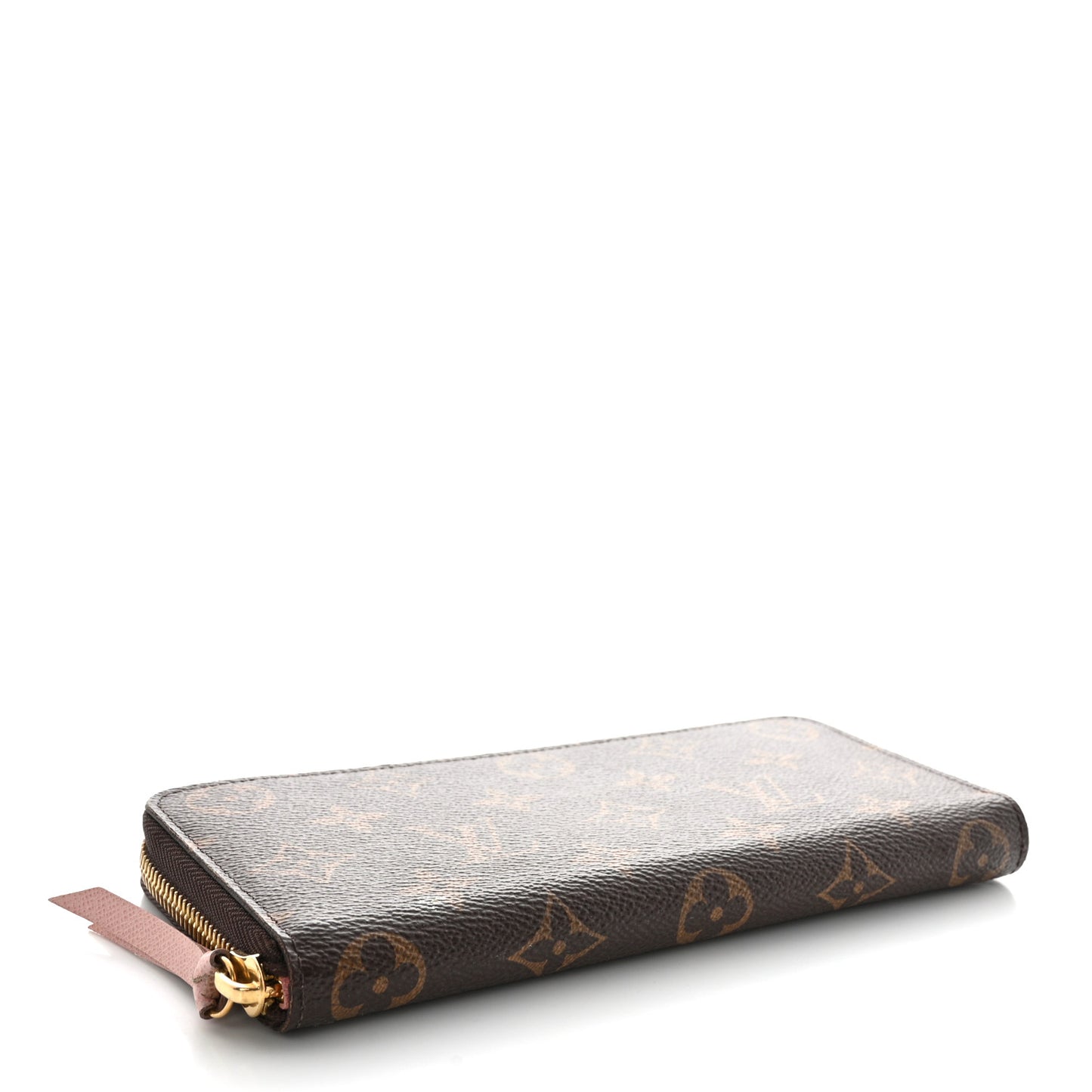 Monogram Clemence Wallet Rose Ballerine