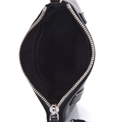 MCM Calfskin Studded Crossbody Black 5 of 9