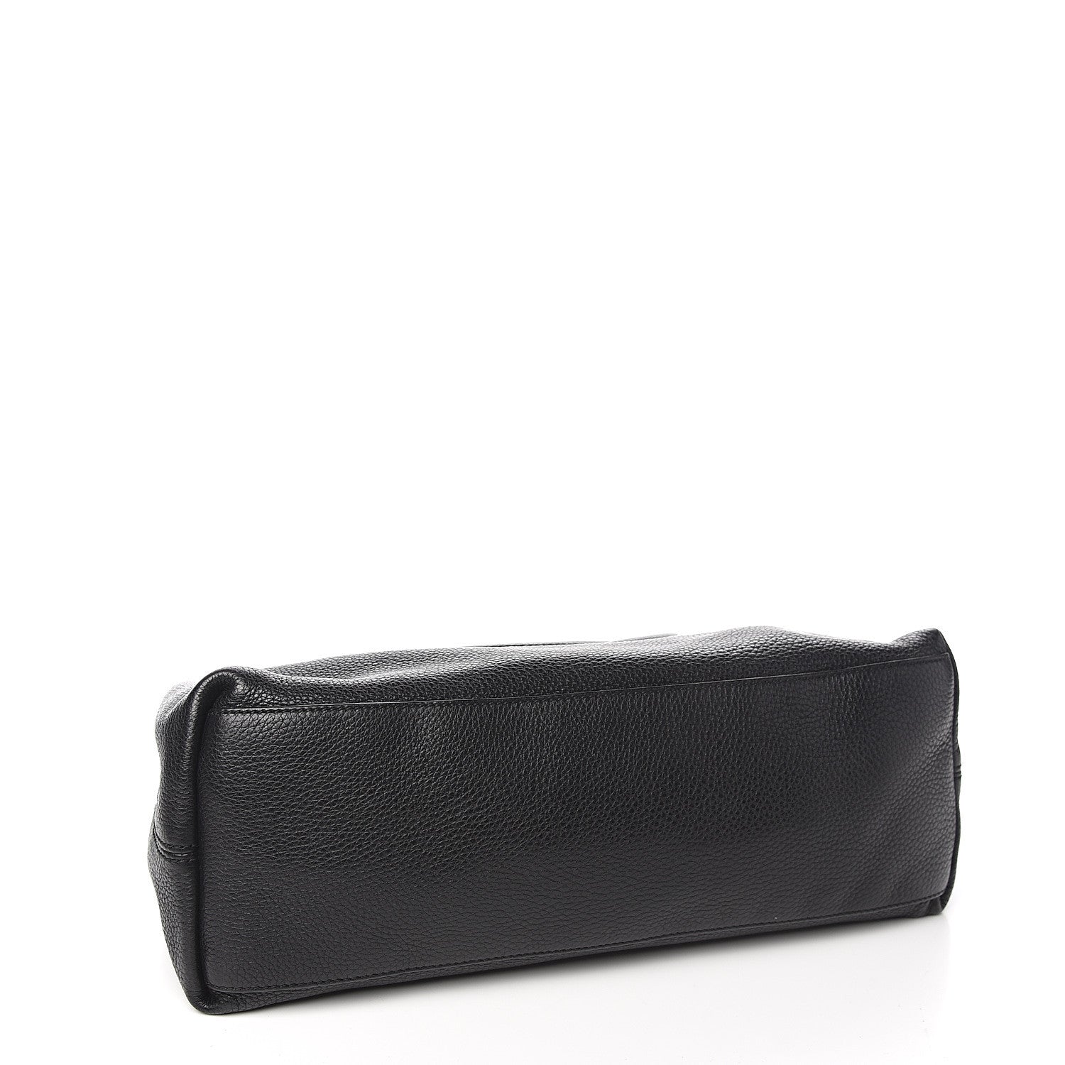 Gucci Pebbled Calfskin Medium Soho Chain Shoulder Bag Black 3 of 9