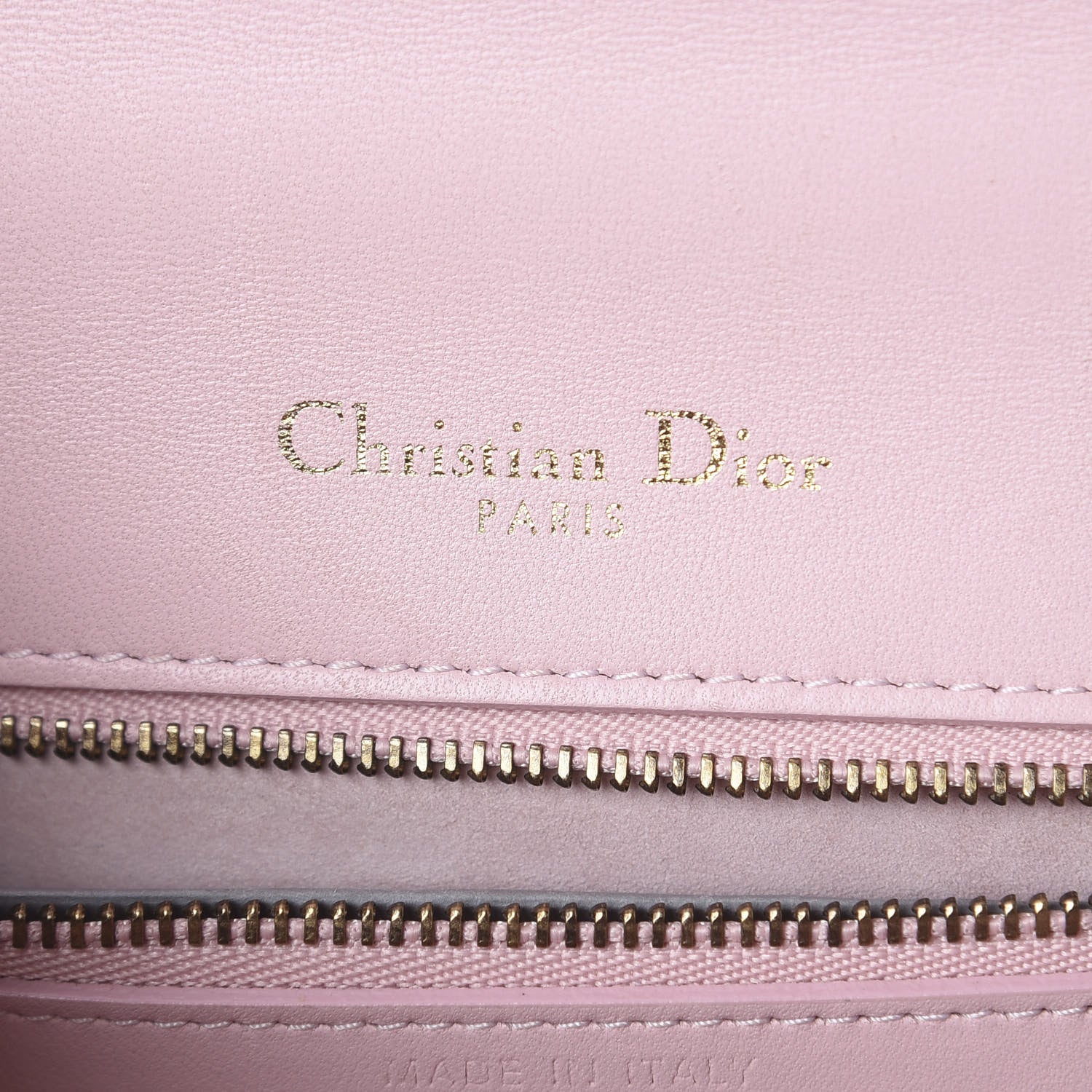 Christian Dior Lambskin Studded Small Diorama Flap Bag Pink 7 of 8