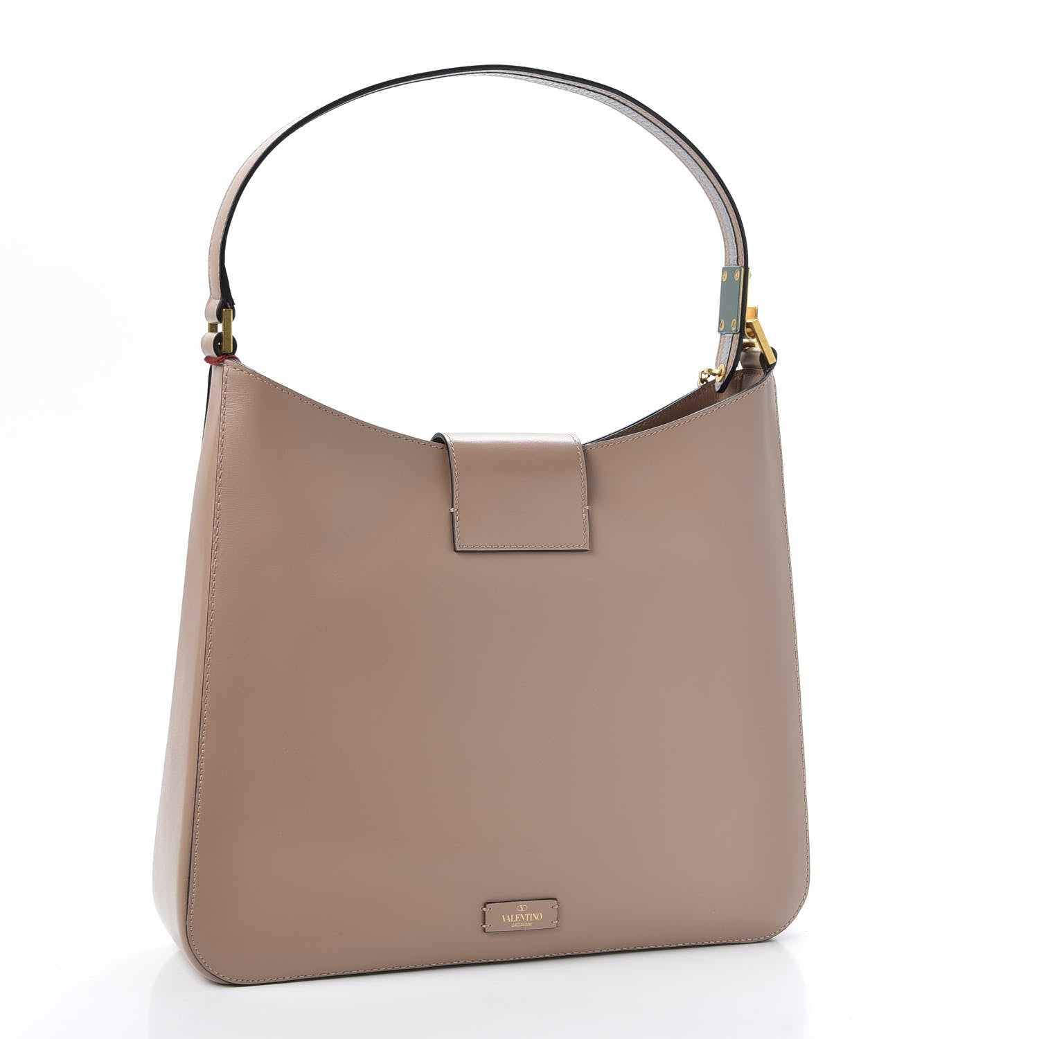 Valentino Garavani Smooth Calfskin VSling Hobo Bag Camel Rose 2 of 8