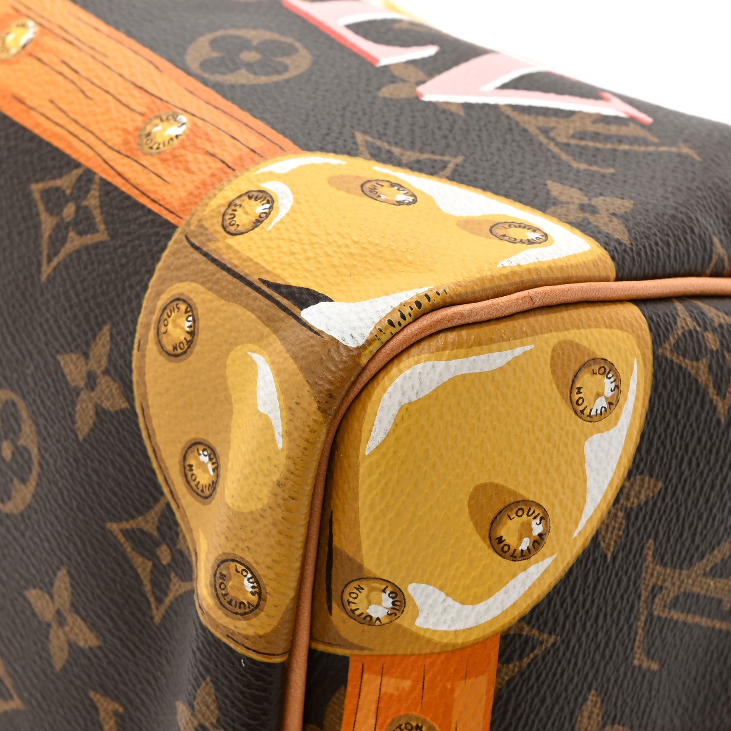 Louis Vuitton Monogram Summer Trunks Speedy Bandouliere 30 11 of 13