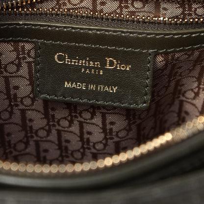 Christian Dior Lambskin Cannage Medium Lady Dior Olive Green 7 of 12