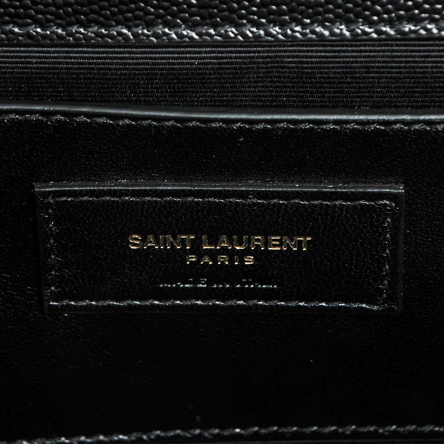 Grain De Poudre Medium Classic Monogram Kate Satchel Black